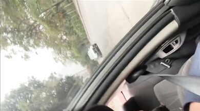 Eat in the car while your vibrator is on