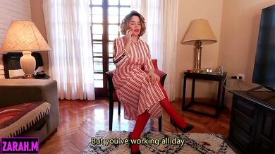 My boss's wife seduced me to fuck her and cum over her huge tits