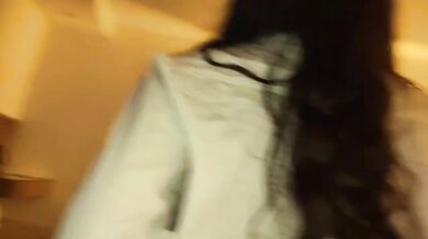 Beautiful Latina slut in a miniskirt goes from the university straight to the motel