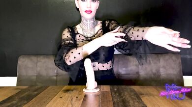 Deepthroat with a dildo until you can't do it.