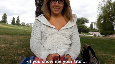 She shows everything for money