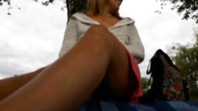 She shows everything for money