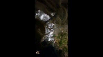 Fucked Argentinian girl in the street after concert and gets a cum facial | Public sex