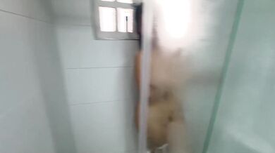 MY LOVER FUCKS ME HARD IN THE SHOWER WHILE MY HUSBAND IS AWAY - BABYY HAN