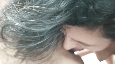 Licking my husband's ass | with finger and tongue